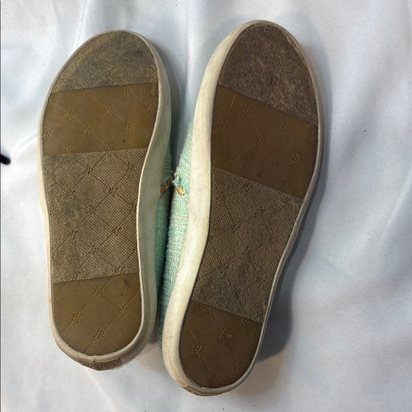 Jack Rogers Women's Mint Green & Gold Slip-On Sneakers, Size 7.5M, **READ** - Picture 14 of 14